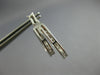 ESTATE 1.02CT DIAMOND 14KT WHITE GOLD 3D ROUND DOUBLE HOOP FUN HANGING EARRINGS