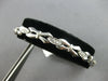 .59CT DIAMOND 14KT WHITE GOLD 3D ROUND 3 STONE XO FILIGREE LOVE TENNIS BRACELET
