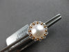 .47CT DIAMOND & AAA SOUTH SEA PEARL 18KT ROSE AND 14KT YELLOW GOLD STUD EARRINGS