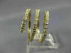 ESTATE 1.51CT DIAMOND 14KT YELLOW GOLD 3D CLASSIC THREE ROW FUN SNAKE RING