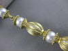 ESTATE LARGE DIAMOND 8.5M WHITE SOUTH SEA PEARL 18K GOLD FILIGREE BRACELET #2617