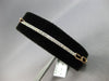 ESTATE .52CT DIAMOND 14KT WHITE & ROSE GOLD 3D CLASSIC BAR FUN LOVE BRACELET