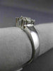 .32CT ROUND & BAGUETTE DIAMOND 14KT WHITE GOLD SQUARE FRIENDSHIP LOVE RING #1573