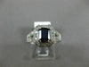 1.30CT DIAMOND & AAA SAPPHIRE 14KT WHITE GOLD 3D HALO FILIGREE ENGAGEMENT RING