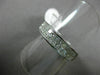 ESTATE WIDE 1CT PRINCESS DIAMOND 14KT WHITE GOLD 2 ROW WEDDING ANNIVERSARY RING