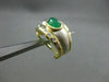 ESTATE .80CT DIAMOND & EMERALD 14KT YELLOW & WHITE GOLD CLIP ON EARRINGS #21748