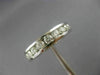 2.20CT ROUND DIAMOND 14K WHITE GOLD 3D CHANNEL ETERNITY WEDDING ANNIVERSARY RING