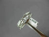 ESTATE LARGE .48CT DIAMOND 14K WHITE GOLD ROUND SEMI MOUNT ENGAGEMENT RING 11734