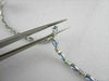 ANTIQUE 14KT WHITE 4.65CTW DIAMOND & TANZANITE BRACELET