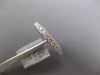 LARGE .98CT DIAMOND 18KT WHITE GOLD ROUND ETERNITY COMFORT FIT ANNIVERSARY RING