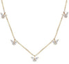 .72CT DIAMOND 18KT ROSE GOLD 3D ROUND & MARQUISE MULTI BUTTERFLY LOVE NECKLACE