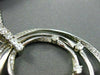 ESTATE LARGE 2.20CT DIAMOND 14KT WHITE GOLD ETOILE CIRCLE OF LIFE PENDANT #843