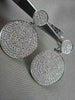 ANTIQUE LARGE 7.15CT HANGING CIRCULAR 18KT DIAMOND EARRINGS ONE OF A KIND!!!!!!!