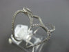 ESTATE LARGE .19CT DIAMOND 14KT WHITE GOLD 3D CLASSIC DOUBLE HEART FUN LOVE RING