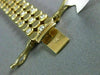 ESTATE WIDE 2.70CT DIAMOND 14KT YELLOW GOLD CLASSIC 3 ROW ETOILE BRACELET #2625