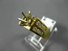 ESTATE .68CT DIAMOND 18KT YELLOW GOLD 3D 2 ROW SEMI MOUNT ENGAGEMENT RING #21108