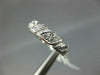 ANTIQUE .35CT DIAMOND 14K WHITE GOLD 3D FILIGREE ETERNITY ANNIVERSARY RING #1190