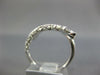 ESTATE LARGE .68CT DIAMOND 18KT WHITE GOLD 3D MULTI LEAF CRISS CROSS FUN RING