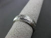 ANTIQUE 14KT WHITE GOLD 3D FLORAL FILIGREE WEDDING ANNIVERSARY RING 5mm #18934