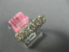 ESTATE 1.71CT WHITE & PINK DIAMOND 18K ROSE GOLD 7 STONE HALO ANNIVERSARY RING