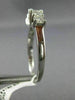 ESTATE .80CT DIAMOND 14KT WHITE GOLD 3D 5 STONE PRINCESS WEDDING ENGAGEMENT RING