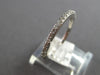 .26CT DIAMOND 14KT WHITE GOLD CLASSIC 2MM SEMI ETERNITY WEDDING ANNIVERSARY RING
