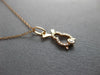 ESTATE SMALL .07CT DIAMOND 14KT ROSE GOLD 3D HAPPY SNOWMAN FLOATING PENDANT