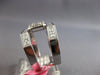 EXTRA LARGE 2.44CT DIAMOND 18KT WHITE GOLD 3D ROUND & BAGUETTE UNISEX FUN RING