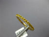 ESTATE .25CT AAA YELLOW SAPPHIRE 18KT YELLOW GOLD 3D 2MM SEMI ETERNITY FUN RING