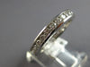 1.15CT DIAMOND 14KT WHITE GOLD 3D CHANNEL ETERNITY 3mm WEDDING ANNIVERSARY RING