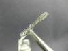 ESTATE .28CT DIAMOND 14KT WHITE GOLD 3D 3/4 ETERNITY FILIGREE ANNIVERSARY RING