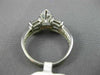 ESTATE 1.30CT BAGUETTE & MARQUISE DIAMOND 14K WHITE GOLD ENGAGEMENT RING #1023