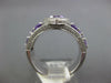 LARGE 2.49CT DIAMOND & AAA AMETHYST 14KT WHITE GOLD PEAR SHAPE & ROUND FUN RING