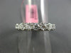 ESTATE LARGE 1.36CT DIAMOND 18KT WHITE GOLD COMFORT FIT WEDDING ANNIVERSARY RING