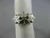 ESTATE LARGE 1.55CT DIAMOND 14KT WHITE GOLD 3D SEMI MOUNT ENGAGEMENT RING #18168