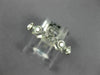 ESTATE .83CT DIAMOND 18KT WHITE GOLD 3D ROUND FILIGREE ETERNITY ANNIVERSARY RING