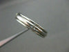 ESTATE .12CT DIAMOND 14KT WHITE GOLD FLOATING ETOILE ANNIVERSARY RING 4mm #10839