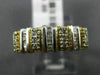ESTATE WIDE .60CT ROUND & BAGUETTE DIAMOND 14KT 2 TONE GOLD 3D ANNIVERSARY RING