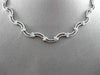 ESTATE 1.50CT DIAMOND 14KT WHITE GOLD FLOATING WAVE DESIGN NECKLACE UNIQUE #7403