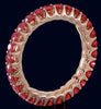 ESTATE 1.43CT AAA RUBY 14K ROSE GOLD CLASSIC SHARED PRONG ETERNITY FUN LOVE RING