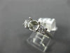 .42CT DIAMOND 14KT WHITE GOLD 3D FILIGREE HEART SEMI MOUNT ENGAGEMENT RING #1024
