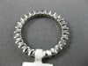 ESTATE 1.43CT DIAMOND 14KT WHITE GOLD 3D ETERNITY WEDDING ANNIVERSARY RING #2094