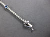 2.69CT DIAMOND & AAA SAPPHIRE 14K WHITE GOLD 3D CLASSIC ETERNITY TENNIS BRACELET