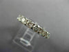 ESTATE 2.45CT ROUND DIAMOND 14KT WHITE GOLD 3D ETERNITY WEDDING ANNIVERSARY RING