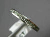 ESTATE .38CT DIAMOND 14KT WHITE GOLD 3D CLASSIC CHANNEL ANNIVERSARY RING #18944