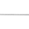ESTATE LARGE 4.03CT DIAMOND 14K WHITE GOLD PRINCESS CUT CLASSIC TENNIS BRACELET