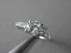 ANTIQUE 1.12CT ROUND DIAMOND PLATINUM FISHTAIL ENGAGEMENT RING G/H VS #23269