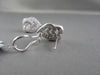 ANTIQUE 18KT DOUBLE HEART HANGING .83CT DIAMONDS GOLD EARRINGS AMAZING!!!!!!!!!!