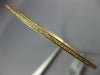 LARGE .96CT DIAMOND 18K YELLOW GOLD 3D CLASSIC 2MM ETERNITY LOVE BANGLE BRACELET
