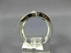 ESTATE LARGE .93CT DIAMOND 14KT WHITE GOLD 3D MULTI ROW INFINITY LOVE KNOT RING